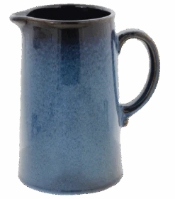 Oldenhof 1821 Cilinder Karaf 1,2 Liter Aardewerk Azuurblauw