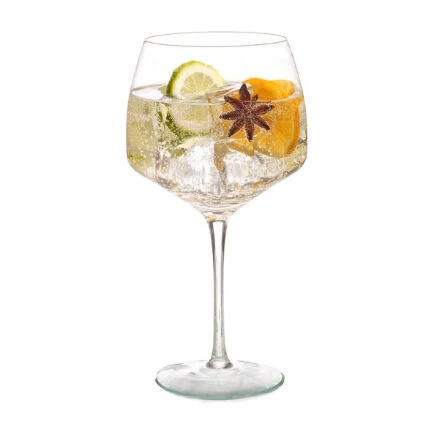 100% Chef Ori Gin Tonic Glas ø 12 Cm H 24 Cm 900 Ml Glas 6 Stuks - Afbeelding 2