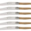 Laguiole En Aubrac Shepherd's Cross Steakmes 11,5 Cm Eikenhout 6 Stuks -Barbenodigdheden Winkel 1094 41268 1