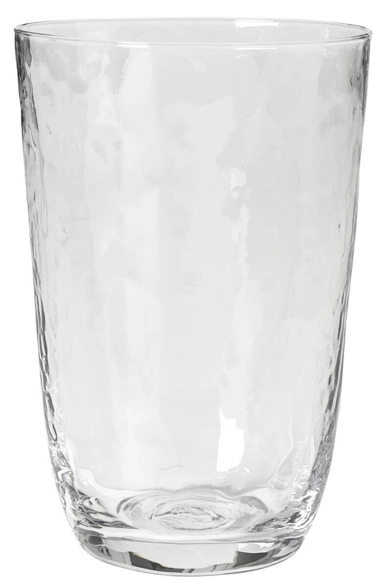 Broste Copenhagen Hammered Tumbler 500 Ml ø 9,2 Cm H 13,5 Cm Glas Transparant 3 Broste Copenhagen Hammered Tumbler 500 Ml ø 9,2 Cm H 13,5 Cm Glas Transparant