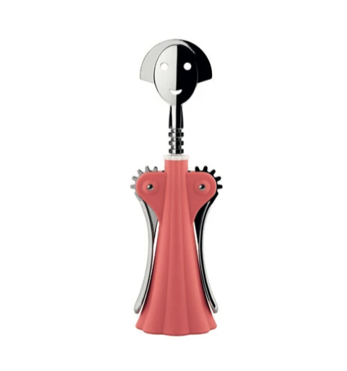 Alessi Anna G. Kurkentrekker Kunststof Rvs Roze 3 Alessi Anna G. Kurkentrekker Kunststof Rvs Roze