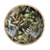 By Room Schaal Rond ø 38 Cm Mangohout Zebra In Jungle -Barbenodigdheden Winkel 17287 png 1