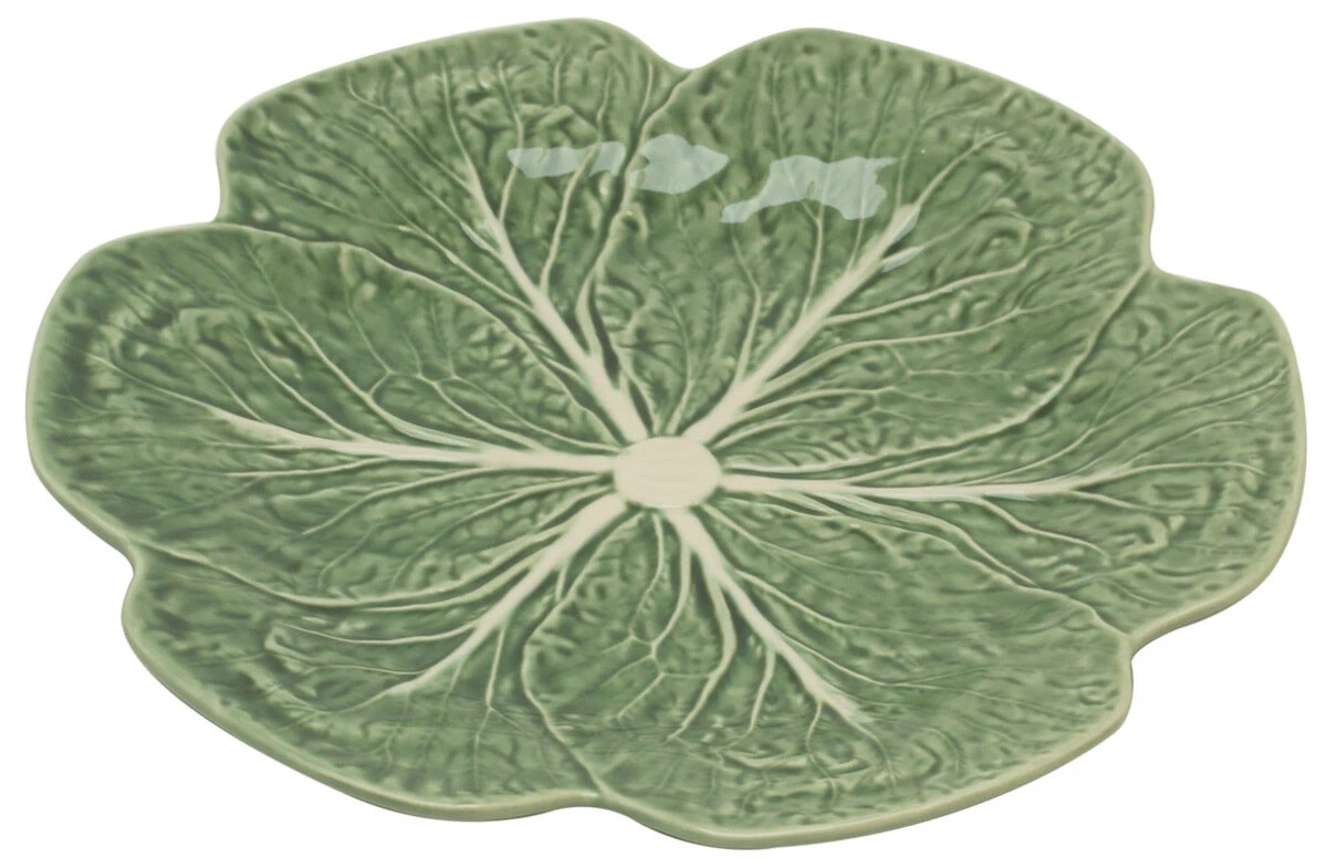 Bordallo Koolblad Bord ø 26,5 Cm Aardewerk Groen 3 Bordallo Koolblad Bord ø 26,5 Cm Aardewerk Groen