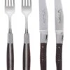 Laguiole En Aubrac Shepherds Cross Steakmessen Met Vorken Wengéhout 4-delig -Barbenodigdheden Winkel 2354347 1