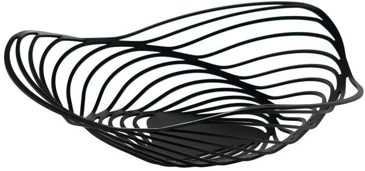 Alessi Trinity Schaal ø 26 Cm Rvs Zwart 3 Alessi Trinity Schaal ø 26 Cm Rvs Zwart