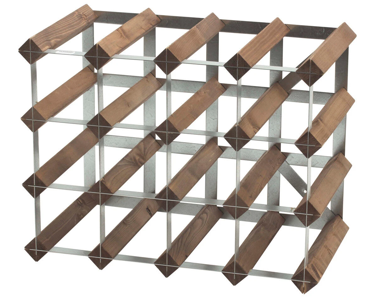 Traditional Wine Rack Co. Wijnrek 39 X 33 Cm Donker Hout 3 Traditional Wine Rack Co. Wijnrek 39 X 33 Cm Donker Hout