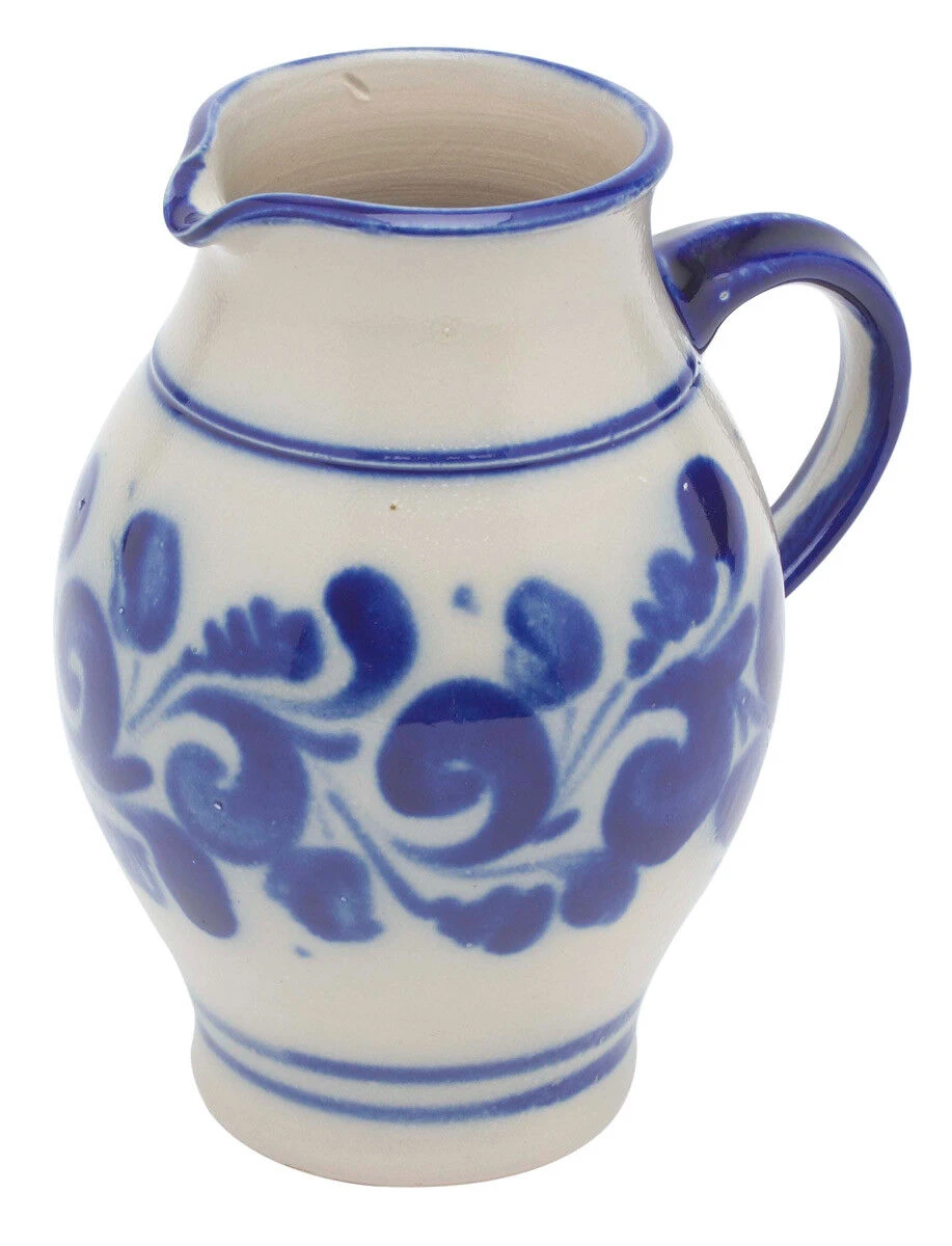 Oldenhof Karaf Met Schenktuit 1 Liter Keramiek Blauw 3 Oldenhof Karaf Met Schenktuit 1 Liter Keramiek Blauw