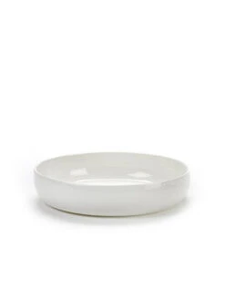 Serax Base Diep Bord ø 20 Cm Hoogte 4,5 Cm Porselein Wit Geglazuurd