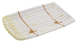 Oldenhof Aspergeschaal 34 X 21,5 Cm Aardewerk Geel