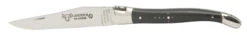 Laguiole En Aubrac Shepherd's Cross Klap-steakmes 12 Cm Buffelhoorn Zwart