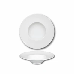 Oldenhof Napoli Diep Bord ø 27,5 Cm Porselein Wit