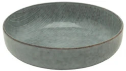 Broste Copenhagen Nordic Sea Schaal ø 17 X 3 Cm Aardewerk Blauw