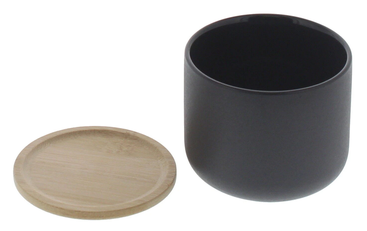 Stelton Theo Kop Met Onderzetter 0,2 Liter Hoogte 8 Cm Bamboo Keramiek Zwart 4 Stelton Theo Kop Met Onderzetter 0,2 Liter Hoogte 8 Cm Bamboo Keramiek Zwart - Afbeelding 2