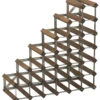 Traditional Wine Rack Co. Pyramide Wijnrek 61,2 Cm Grenen Donker -Barbenodigdheden Winkel 9169 81101 1