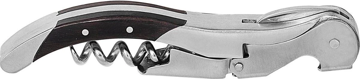 Cookai Kurkentrekker Rvs En Hout 4 Cookai Kurkentrekker Rvs En Hout - Afbeelding 2