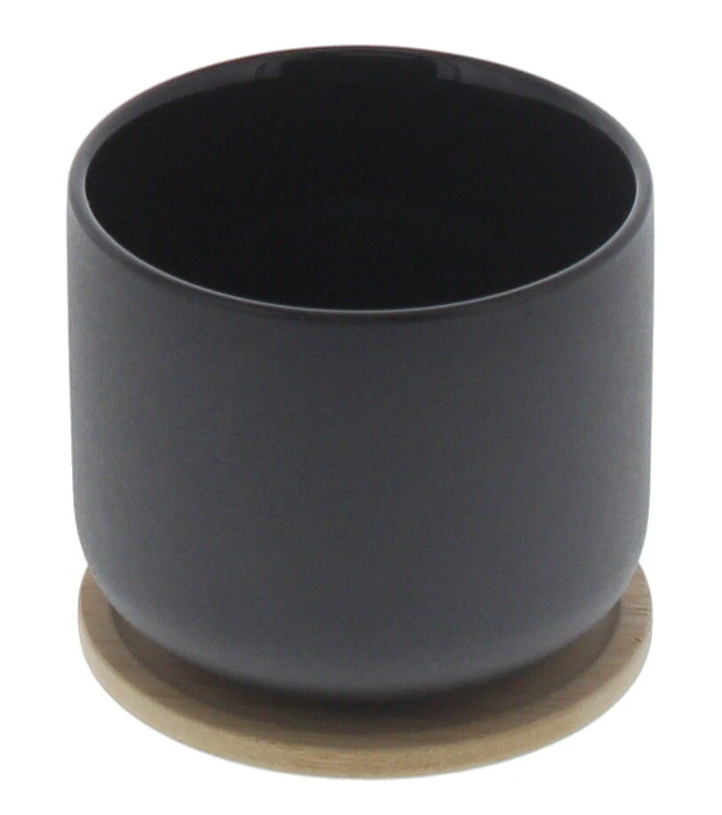 Stelton Theo Kop Met Onderzetter 0,2 Liter Hoogte 8 Cm Bamboo Keramiek Zwart 3 Stelton Theo Kop Met Onderzetter 0,2 Liter Hoogte 8 Cm Bamboo Keramiek Zwart