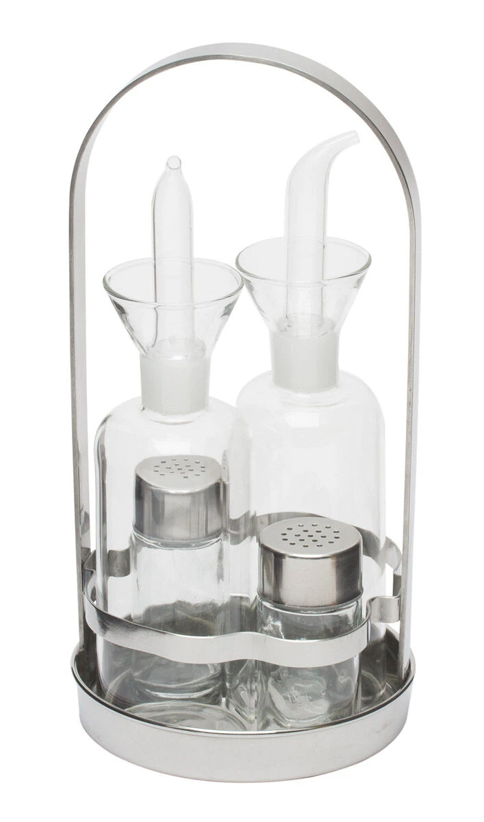 Oldenhof Linea Easy Olie- En Azijnstel Rvs 5-delig 3 Oldenhof Linea Easy Olie- En Azijnstel Rvs 5-delig