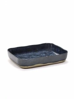 Serax Merci Ovenschaal 30,1 X 22,3 Cm H 5,5 Cm Blauw/grijs