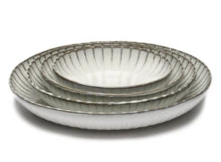 Serax INKU By Sergio Herman Hoog Bord M ø 23 Cm H 4,5 Cm Aardewerk Wit -Barbenodigdheden Winkel b5120246ws1 1 2