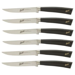Berkel Elegance Steakmessenset Zwart 6 Stuks -Barbenodigdheden Winkel berkel elegance steakmessenset zwart 6 stuks 1