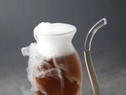 100% Chef Cat Cup Glas Op Voet Met Tuit 8 Cm 350 Ml Glas -Barbenodigdheden Winkel cat cup3