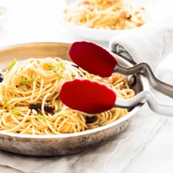 Dreamfarm Clong Serveertang 30,5 Cm Rvs/silicone Rood -Barbenodigdheden Winkel dreamfarm clongs click lock sit up tongs 990x550 04