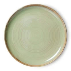 HK Living Chef Ceramics ACE7147 Dinerbord ø 26 Cm Aardewerk Moss Green