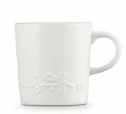 Le Creuset Holly Collectie Mok 200 Ml Aardewerk Katoenwit -Barbenodigdheden Winkel lc 20200529 zs ps fs 60303204311511 005