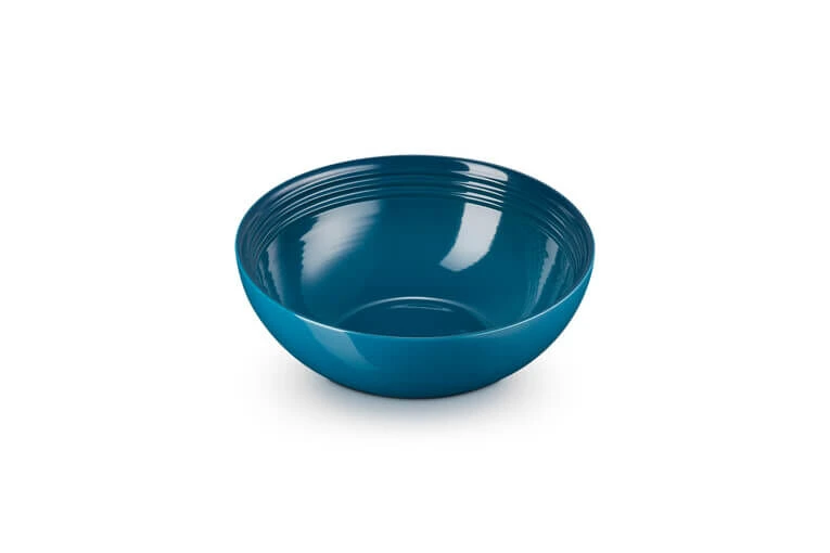 Le Creuset Saladeschaal 2,2 Liter ø 24 Cm Aardewerk Deep Teal 4 Le Creuset Saladeschaal 2,2 Liter ø 24 Cm Aardewerk Deep Teal - Afbeelding 2