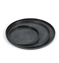 Oldenhof Schaal Met Zandstructuur Large ø 35 X 1 Cm Graphite