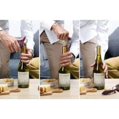 Peleg Bottle Tie Kurkentrekker Strepenpatroon 11,5 Cm Rvs Rood -Barbenodigdheden Winkel peleg bottle tie kurkentrekker strepenpatroon 11 5 cm rvs rood87