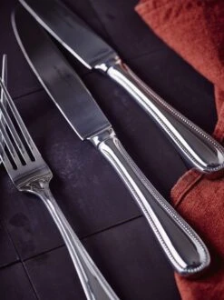 Keltum Perlé Bestekcassette 6-persoons Rvs 40-delig -Barbenodigdheden Winkel perle403