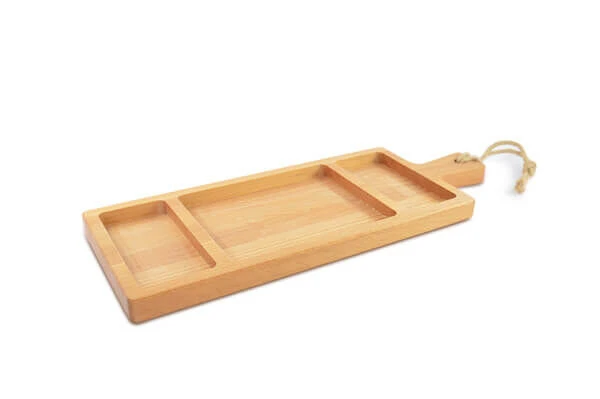Bowls And Dishes Puur Hout Serveerplank 3-vaks 49 X 18 Cm Beukenhout 3 Bowls And Dishes Puur Hout Serveerplank 3-vaks 49 X 18 Cm Beukenhout