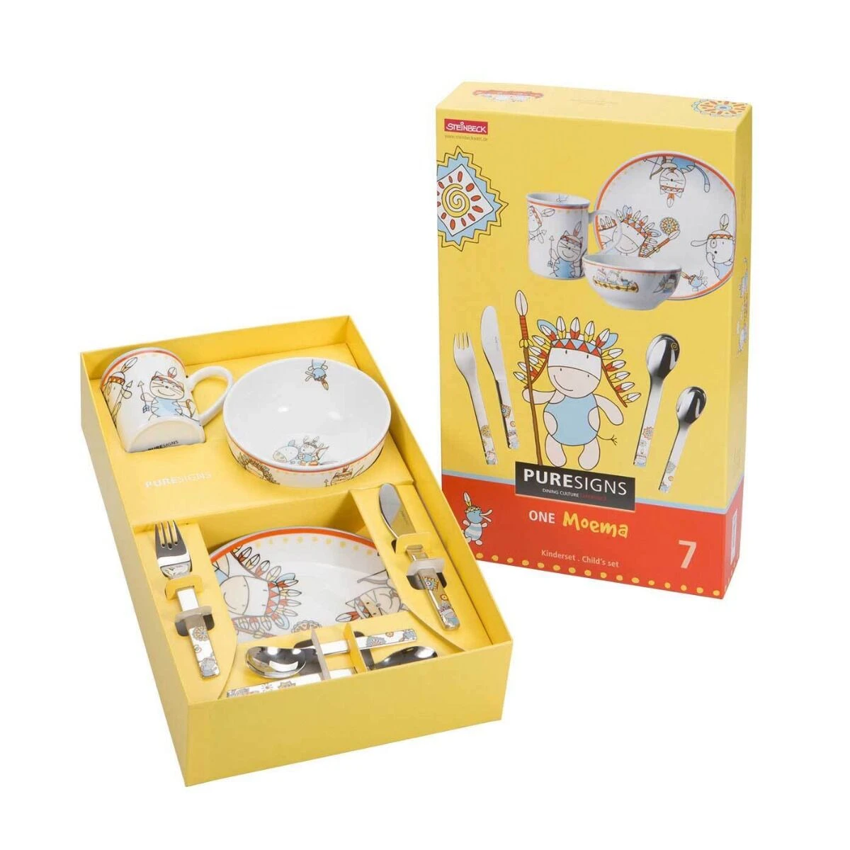 Puresigns Moema Kinderserviesset 7-delig 4 Puresigns Moema Kinderserviesset 7-delig - Afbeelding 2