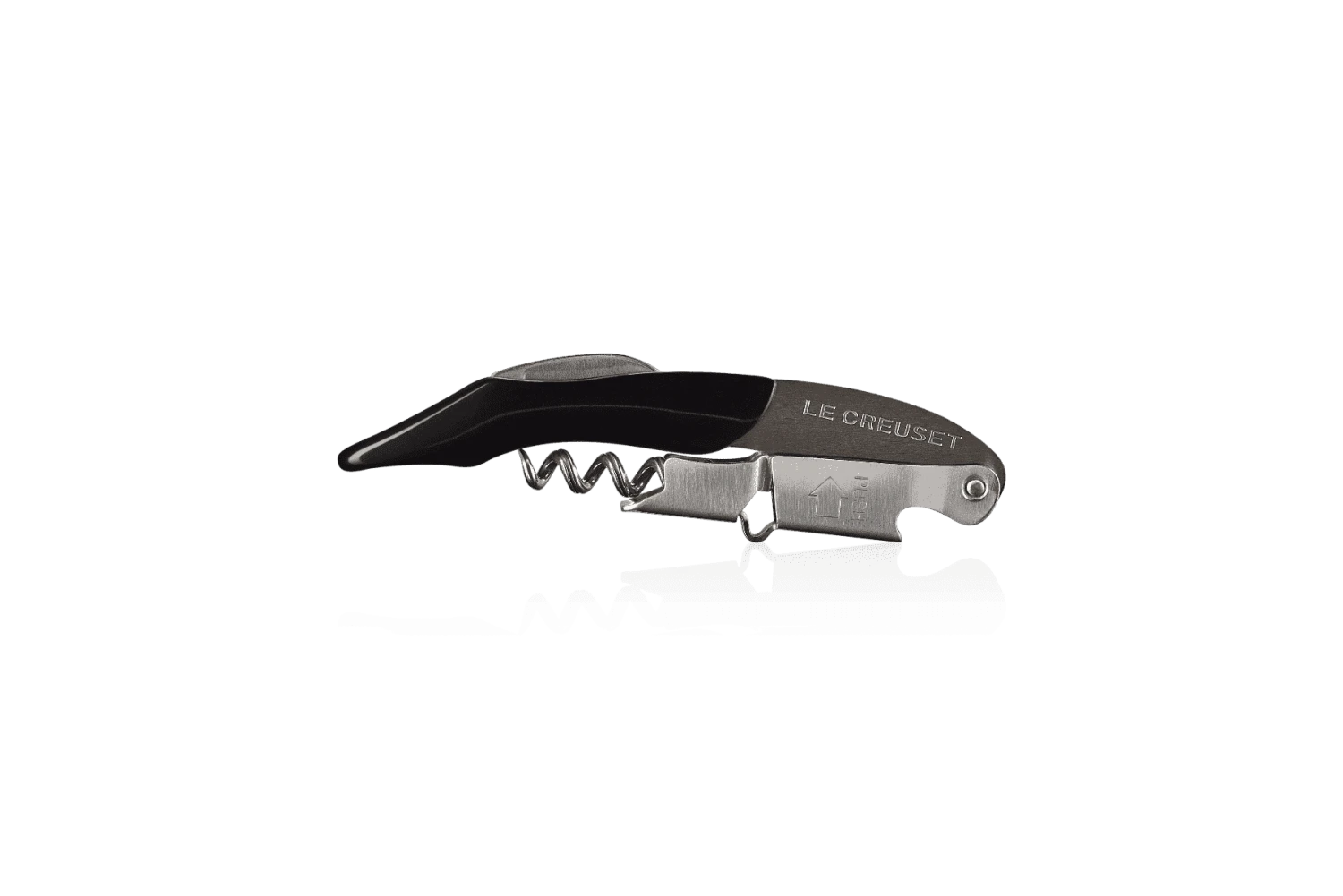 Le Creuset Screwpull Kelnersmes 12 Cm Rvs Zwart 5 Le Creuset Screwpull Kelnersmes 12 Cm Rvs Zwart - Afbeelding 3