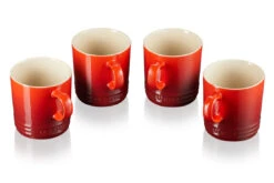 Le Creuset Mok 350 Ml Aardewerk Kersrood 4 Stuks -Barbenodigdheden Winkel rs8757 lc 20190531 th ps 0149 2 scr