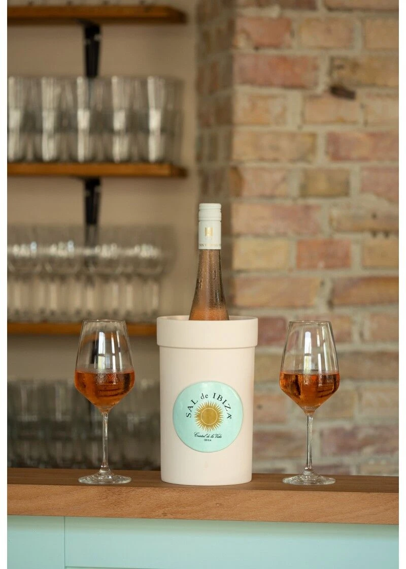 Sal De Ibiza Wijnkoeler Keramiek Wit 4 Sal De Ibiza Wijnkoeler Keramiek Wit - Afbeelding 2