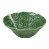 Bordallo Koolblad Diepe Saladeschaal ø 29 Cm Aardewerk Groen