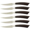 Saladini Steakmes 10 Cm Wengéhout 6 Stuks -Barbenodigdheden Winkel saladini 4001pw6 steakmessenset wenge