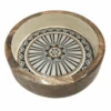 By Room Ronde Schaal Met Rechte Wand ø 22 Cm Moroccan Print Roulette Zwart