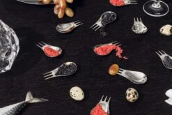 Alessi GIMR01S4 Moscardino Multifunctioneel Bestek Rvs 4 Stuks -Barbenodigdheden Winkel scheda prodotto moscardino en overview