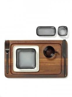 Serax HEII Marcel Wolterinck Dienblad 25 X 16 Cm H 2 Cm Hout Donkerbruin -Barbenodigdheden Winkel serax heii by marcel wolterinck3 1