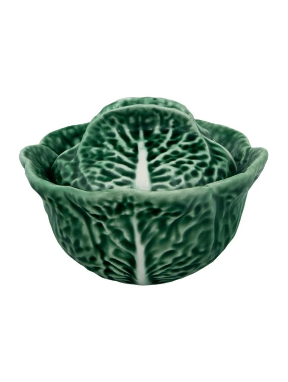 Bordallo Koolblad Soepterrine 200 Ml Aardewerk Groen 3 Bordallo Koolblad Soepterrine 200 Ml Aardewerk Groen