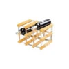 Traditional Wine Rack Co. Wijnrek Voor 9 Flessen Licht Eikenhout -Barbenodigdheden Winkel wijnrek 9 flessen light oak sorrells