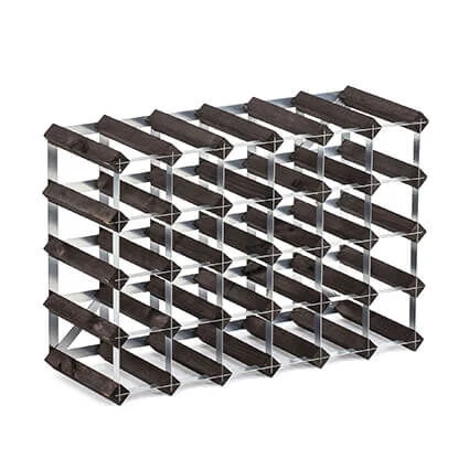 Traditional Wine Rack Co. Wijnrek Voor 30 Flessen 61,2 X 42 Cm Verbrande Eik Bruin 3 Traditional Wine Rack Co. Wijnrek Voor 30 Flessen 61,2 X 42 Cm Verbrande Eik Bruin