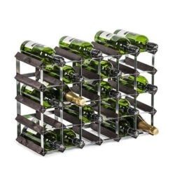 Traditional Wine Rack Co. Wijnrek Voor 30 Flessen 61,2 X 42 Cm Verbrande Eik Bruin 5 Traditional Wine Rack Co. Wijnrek Voor 30 Flessen 61,2 X 42 Cm Verbrande Eik Bruin -Barbenodigdheden Winkel wijnrek voor 30 flessen verbrande eik 2